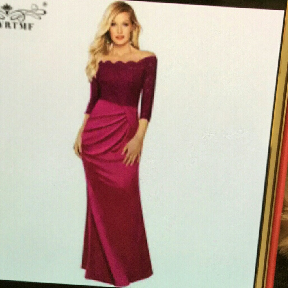 Lace with Satin dress